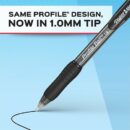 Paper Mate 2095467 Profile Retractable Ballpoint Pens, Medium Point, 1.0mm, Black, 4-Pack
