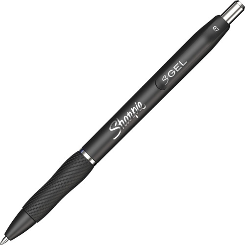Sharpie 2096159 S-Gel, Medium Point, 07.mm, Black, 12-Pack