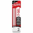 Sharpie 2096168 S-Gel, Medium Point Refills, 0.7mm, 2-Pack