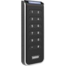 HID 20KNKS-00-000000 Signo 20K Keypad Mullion Pigtail Reader, 125 kHz, 13.56 MHz and 2.4 GHz, OSDP/Wiegand, Mobile Ready, Pigtail, Standard and Configuration, Black with Silver Trim