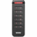 HID 20KNKS-T2-000000 Signo 20K Mullion Keypad Reader, 13.56mHz Profile, OSDP/Wiegand, Pigtail, Mobile Ready, Black with Silver Trim
