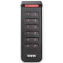 HID 20KTKS-00-00066J Signo 20K Keypad Mullion Terminal Strip Reader, Strandard Profile, Black with Silver Trim