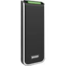 HID 20NKS-01-000000 HID 20NKS-01 Signo 20 Mullion Pigtail Reader, Seos Profile, Black with Silver Trim