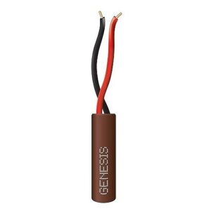 Genesis 21015807 Speed Bag 22/2 Solid Riser Cable, 500', Brown