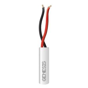 Genesis 21021101 22/2 Stranded Riser Cable, 1000', Pull Box, White