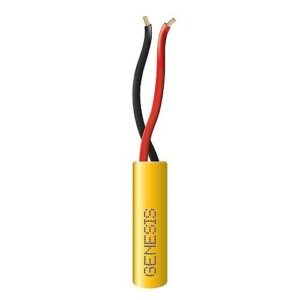 Genesis 21025802 Speed Bag 22/2 Stranded Riser Cable, 500', Yellow