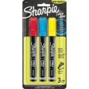 Sharpie 2103015 Chalk Markers, Assorted Primary Colors, 3-Pack
