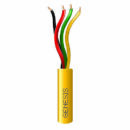 Genesis 21031102 22/4 Solid Riser Cable, 1000', Pull Box, Yellow (Replaces 11031102)