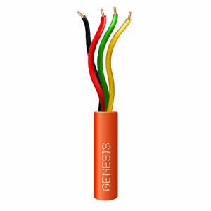 Genesis 21031103 22/4 Solid Riser Cable, 1000', Pull Box, Orange (Replaces 11031103)