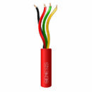 Genesis 21031104 22/4 Solid Riser Cable, 1000', Pull Box, Red
