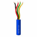 Genesis 21031106 22/4 Solid Riser Cable, 1000', Pull Box, Blue
