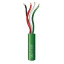 Genesis 21045805 Speed Bag 22/4 Stranded Riser Cable, 500', Green