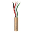 Genesis 21045813 Speed Bag 22/4 Stranded Riser Cable, 500', Beige