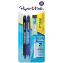 Paper Mate 2105701 Profile Mech Mechanical Pencil Sets, 0.7mm, HB #2 Lead, Black and Blue, 2-Pack