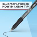 Paper Mate 2113558 Profile Retractable Ballpoint Pens, Medium Point, 1.0mm, Black, 4-Pack