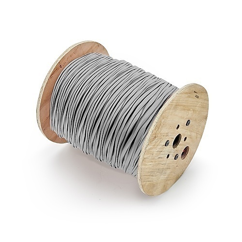 Genesis 21161009 18/6 Stranded Riser Cable, Unshielded, CL3R, FPLR, CMR, FT4, Sunlight Resistant, 1000' (304.8m), Reel, Gray (Replaces 11201009)