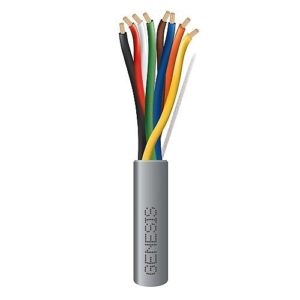Genesis 21175509 18/8 Stranded Unshielded Riser Multiconductor Cable, 500', Gray (Replaces 11215509)