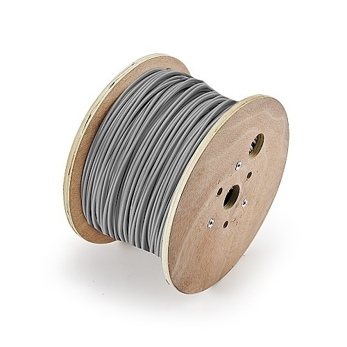 Genesis 21231009 14/2 Stranded Riser Cable, Unshielded, CL3R, FPLR, CMR, FT4, Sunlight Resistant, 1000' (304.8m), Reel, Gray (Replaces 11271009)