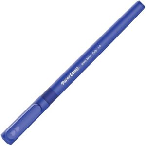 Paper Mate 2124506 Write Bros Grip Ballpoint Pens, Medium Point, 1.0mm, Blue, 12-Pack