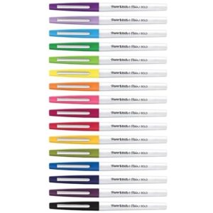 Paper Mate 2125413 Flair Felt Tip Pens, Bold Tip, 1.2 mm, Assorted Colors, 16-Pack