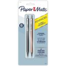 Paper Mate 2128209 Advanced Mechanical Pencils, 0.7mm, #2 lead, Gun Metal Grey and Rose Gold, 2-Pack