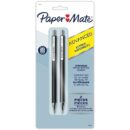 Paper Mate 2128211 Advanced Mechanical Pencils, 0.5mm, #2 lead, Black and Gun Metal Grey, 2-Pack