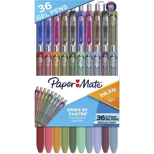 Paper Mate 2132016 nkJoy Gel Pens, Retractable, Medium Point (0.7mm)