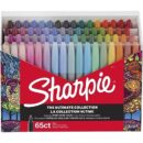 Sharpie 2136724 Permanent Markers, Fine Point, Assorted Colors, 65-Pack