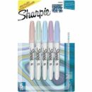 Sharpie 2136773 Permanent Markers, Fine Point, Assorted Mystic Gems Colors, 5-Pack