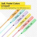 Sharpie 2157488 Tank Highlighters, Chisel Tip, Assorted Pastels Colors, 6-Pack
