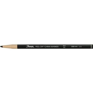 Sharpie 2173PP Peel-Off China Markers, Black, 2-Pack