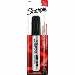 Sharpie 2178476 Permanent Marker King Size, Black, Carded