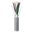 Genesis 22065509 22/6 Stranded Shielded Riser Cable, CL3R, FPLR, CMR, FT4, Sunlight Resistant, 500' (152.4m), REELEX Pull Box, Gray