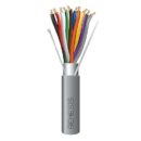 Genesis 22185009 18/10 Stranded Shielded Riser Cable, CL3R, FPLR, CMR, FT4, Sunlight Resistant, 500' (152.4m), Reel, Gray
