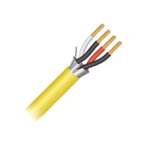 Paige 222600207 24/2 Stranded Unshielded CMP Cable, 500', Yellow