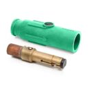 Leviton 22L23-SG 22 Series Male Plug, 500-750 MCM, Green