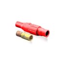 Leviton 22L25-R Female Latch Plug Ball Nose for 350-500 MCM, Red