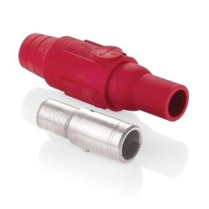 Leviton 22L25-SR 22 Series Female Plug, 350-500, Red