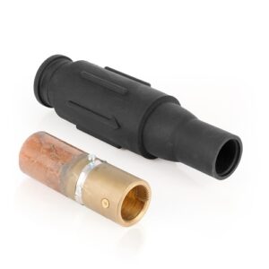 Leviton 22L26-SE 22 Series Female Plug, 500-750 MCM, Black