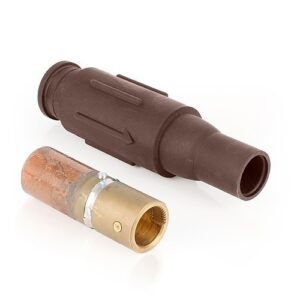 Leviton 22L26-SH 22 Series Female Plug, 500-750, Brown