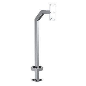Pedestal Pro 22PE1-2NIP-02-304 Access Control Mounting Post, 42" Stainless Steel Pedestal for 2N IP Verso Dual Module