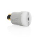 Leviton 23004-LHG Connectors, Power Interlock Device Plug, 20A/125V, 2P3W