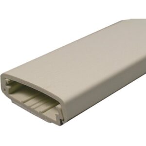 Wiremold 2300BAC-WH 2300 Series Raceway Base and Cover, White, 5', 5-Pack