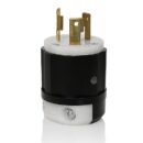 Leviton 2321-PLC Connectors, EB Plug Lock Lited 2PO 3WI 20A250V