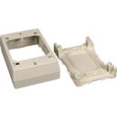 Wiremold 2347-WH 400/800/2300/2300D Series Single-Gang Device Box Fitting, White