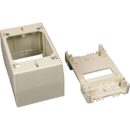 Wiremold 2348 400/800/2300/2300D Series Single-Gang Deep Device Box Mounting Box, Ivory