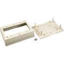 Wiremold 2348-3 400/800/2300/2300D Series Three-Gang Deep Device Box Fitting, Ivory