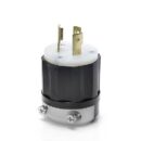 Leviton 2361 Connectors, EB Plug Lock 3PO 3WI L10-20P, 20A 125/250V