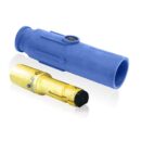 Leviton 23L23-SB 23 Series Male Power Plug, 500-750" Blue