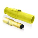 Leviton 23L23-SY 23 Series Male Plug, 500-750 MCM, Yellow